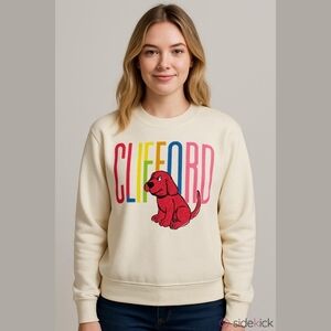 Desert Dreamer Clifford Women's Cream Sweater, Size XS, New